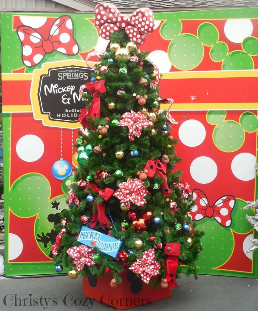 Disney Springs Mickey and Minnie Christmas Tree
