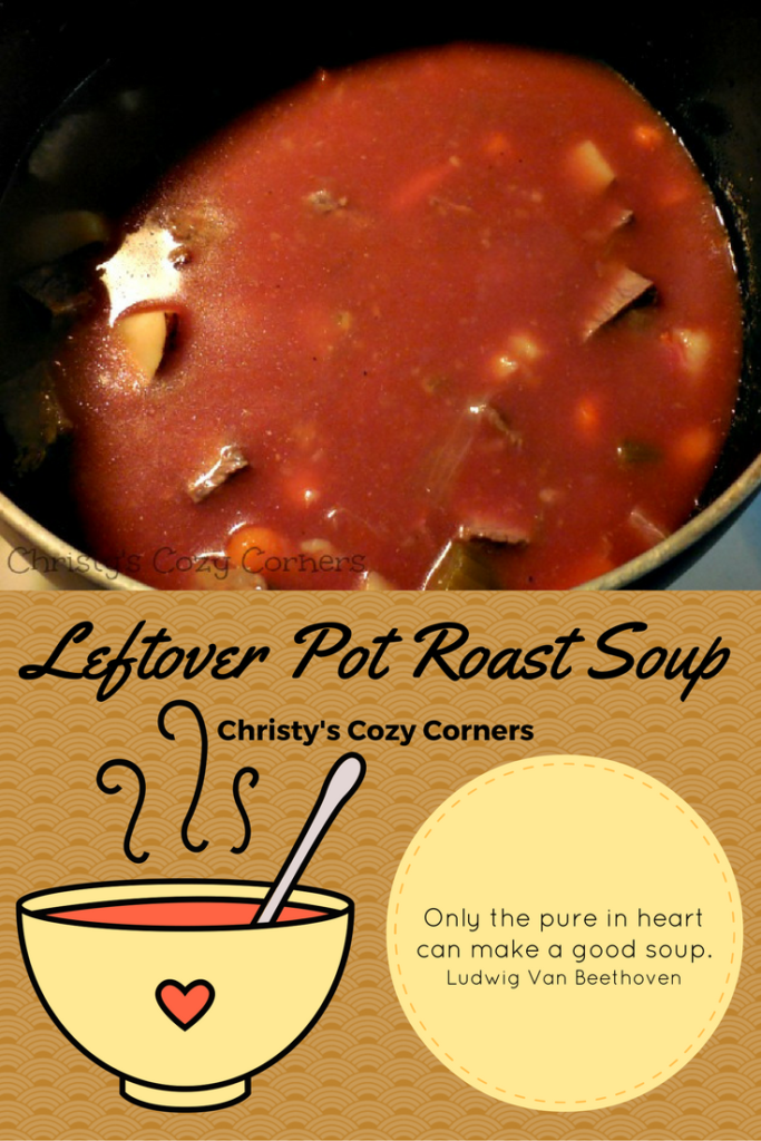 Leftover Pot Roast Soup