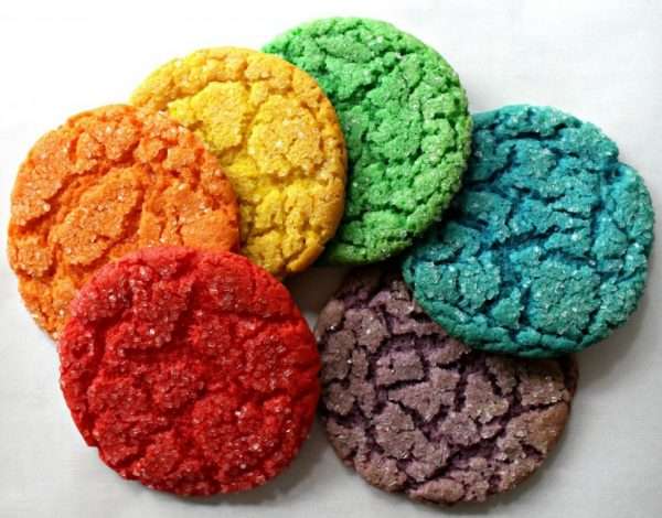 Rainbow Cake Mix Cookies for St. Patrick's Day