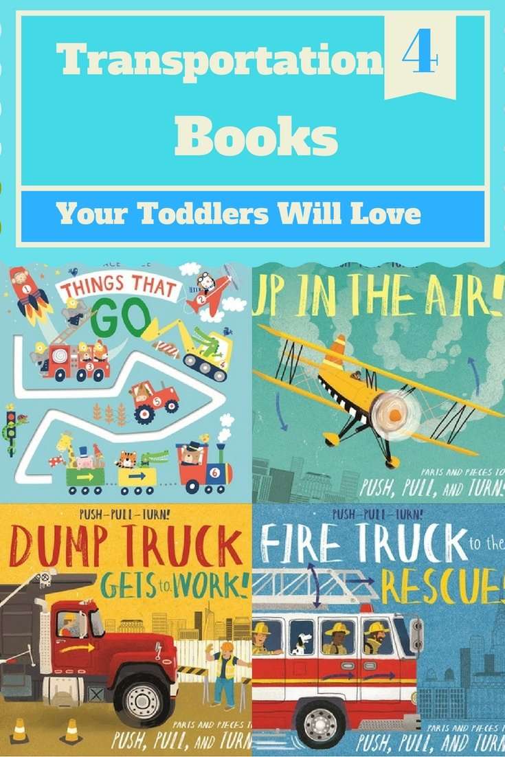 Four Fun Transportation Books for Toddlers