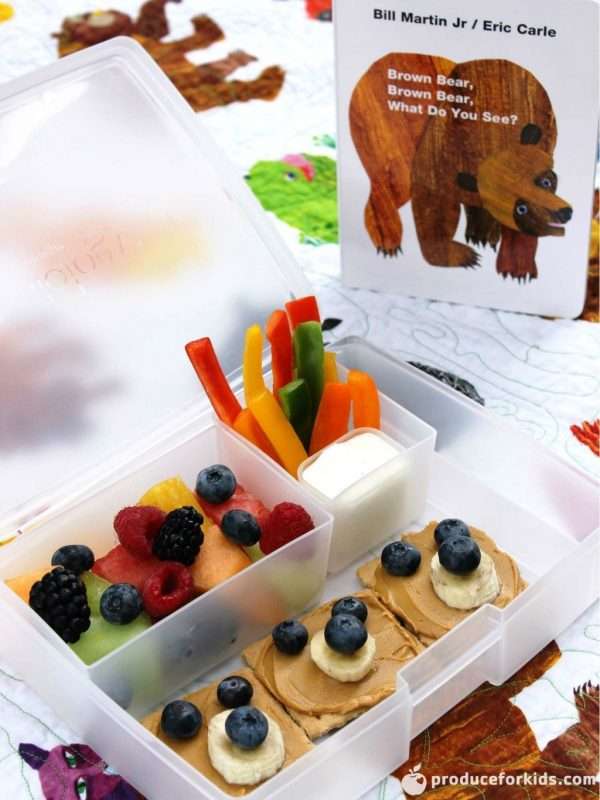 Brown Bear lunch box idea
