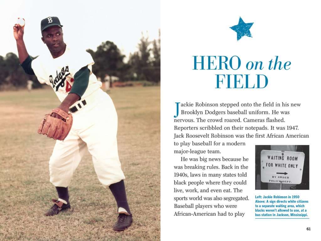 Black History Month and Jackie Robinson Heroes of Black History Book Tour