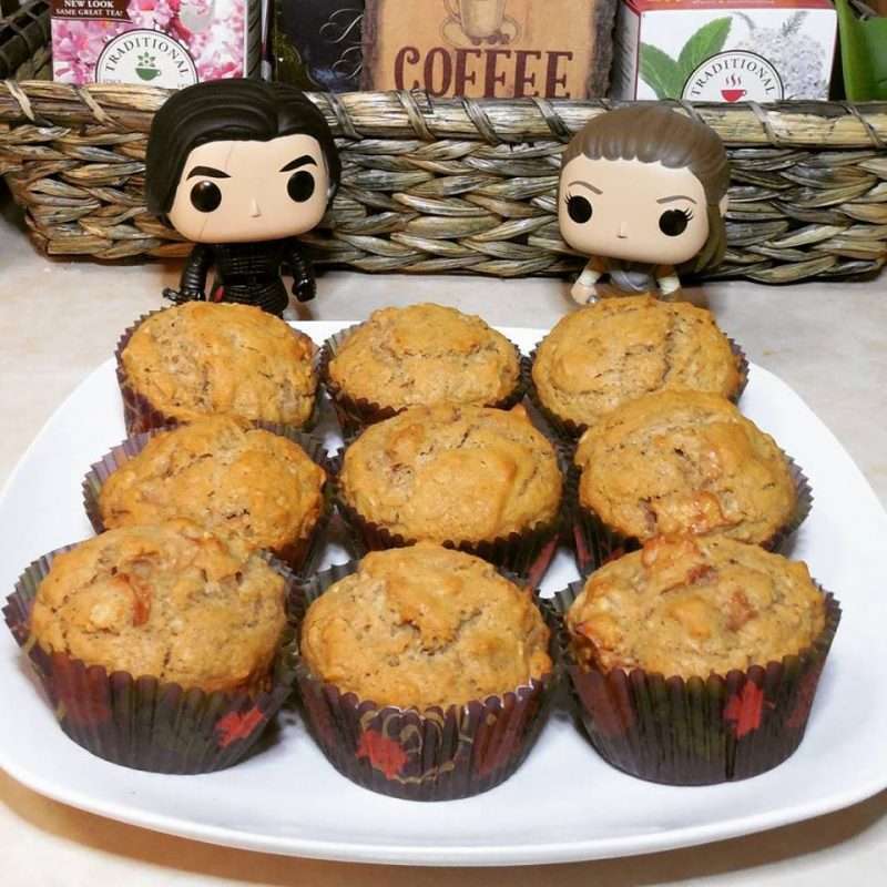 Get a yummy vegan recipe for apple muffins