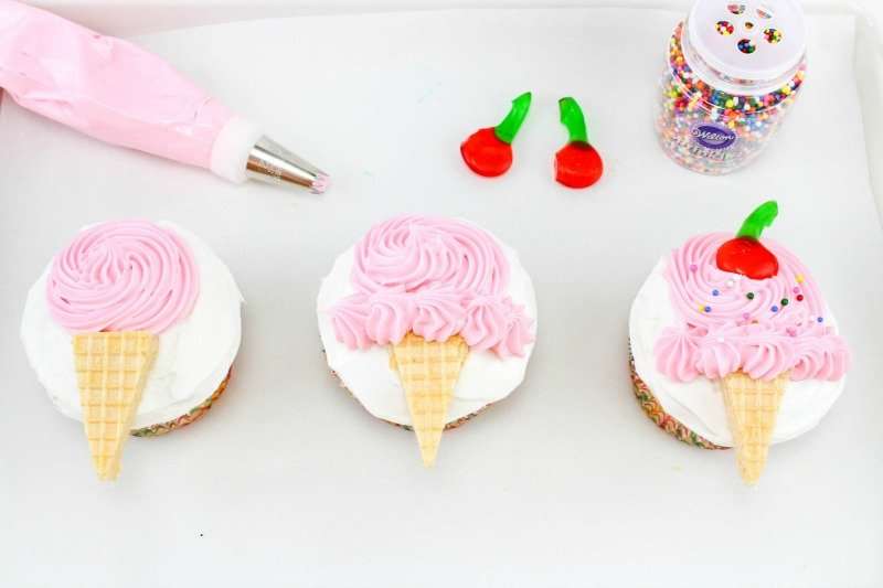 One Scoop Ice Cream Cupcakes Recipe The Perfect Summer Treat