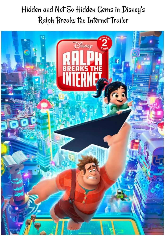 Hidden and Not So Hidden Gems in Ralph Breaks the Internet Trailer 