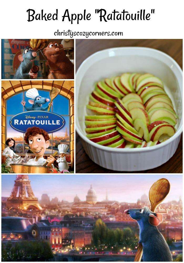 Easy Baked Apple Ratatouille Recipe Celebrate Pixar Fest by Watching Ratatouille