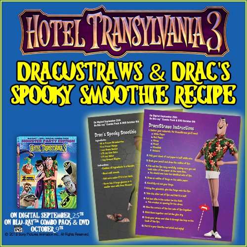 Fun Hotel Transylvania 3 Recipe and Activities