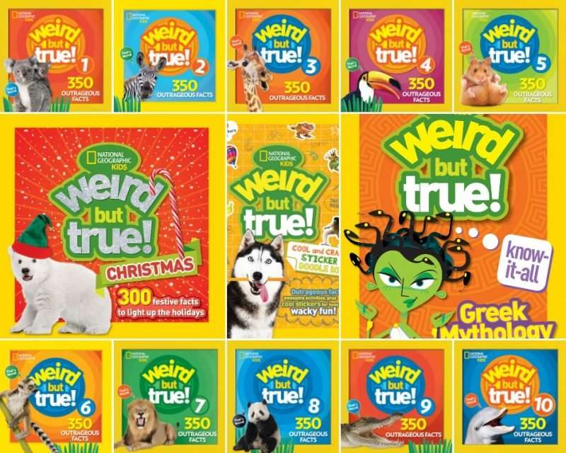 National Geographic Kids Weird But True! Mega Prize Pack