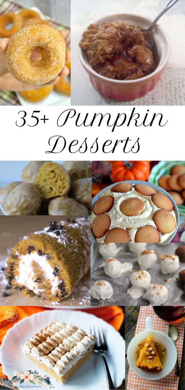 Pumpkin Donuts Recipe with Pumpkin Desserts Roundup