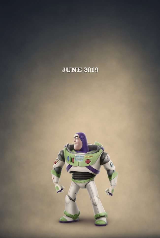 Buzz Lightyear Character Poster for Toy Story 4