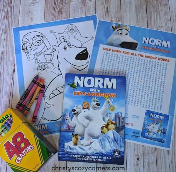 Norm of the North Keys to the Kingdom Free Printable Coloring Pages and Word Search