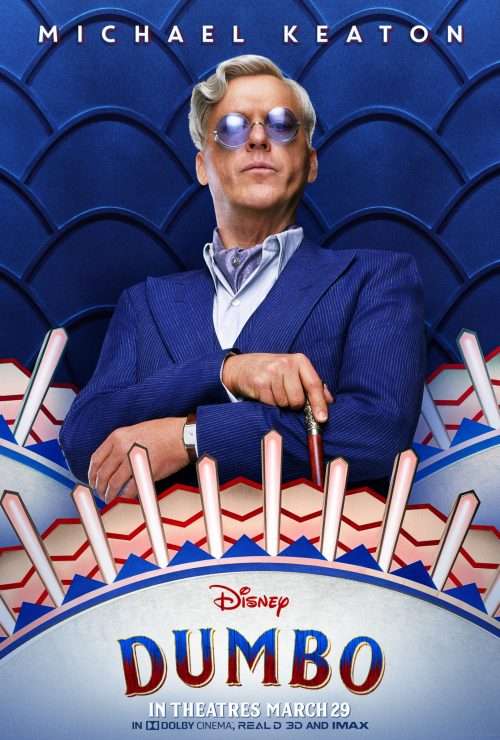 Dumbo Character Poster Michael Keaton