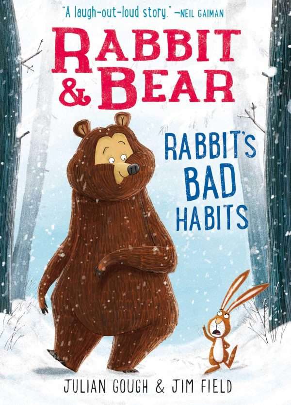 Rabbit's Bad Habits book cover. A funny story about kindness and friendship