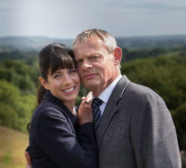 Louisa and Martin on Doc Martin Acorn TV fall 2019