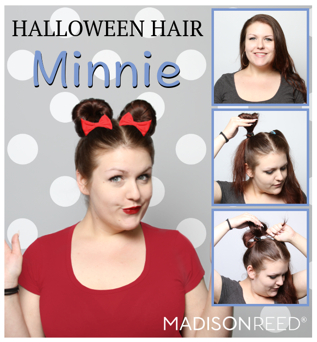 Minnie Mouse hairstyle - YouTube