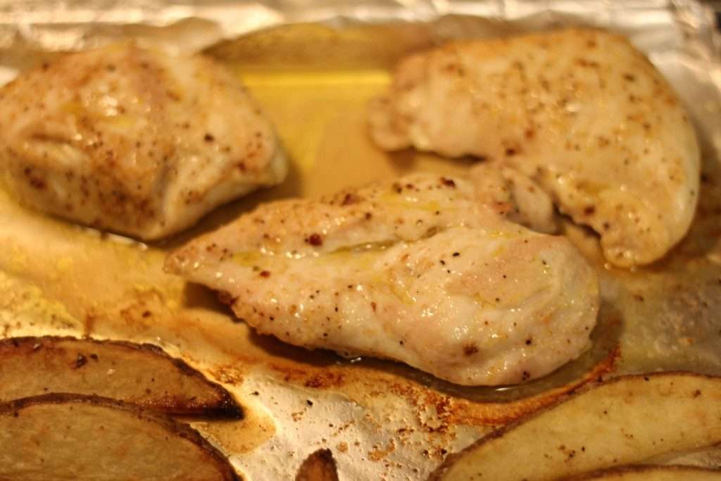 Easy Chicken and Potatoes Sheet Pan Dinner