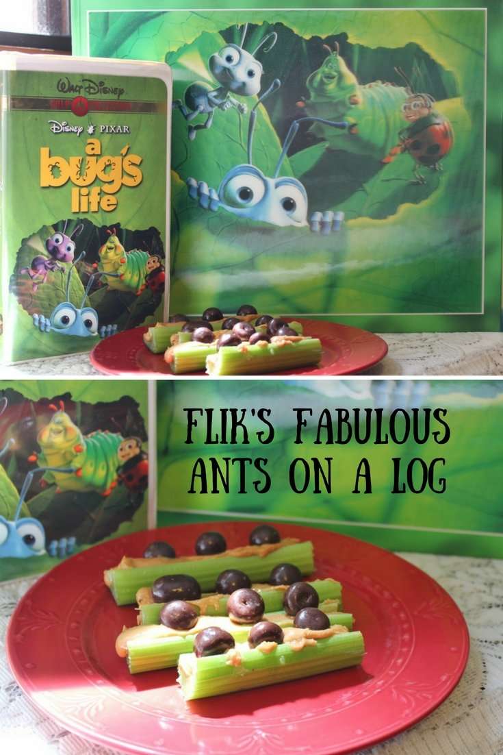 Flik's Fabulous Ants on a Log and A Bug's Life #PixarFest