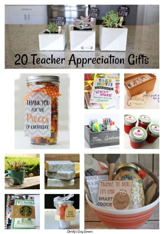 Teacher Appreciation Gifts for May 8th or End of the Year Teacher Gifts