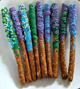 Have a Monsters, Inc. Party with These Monster Pretzel Rods