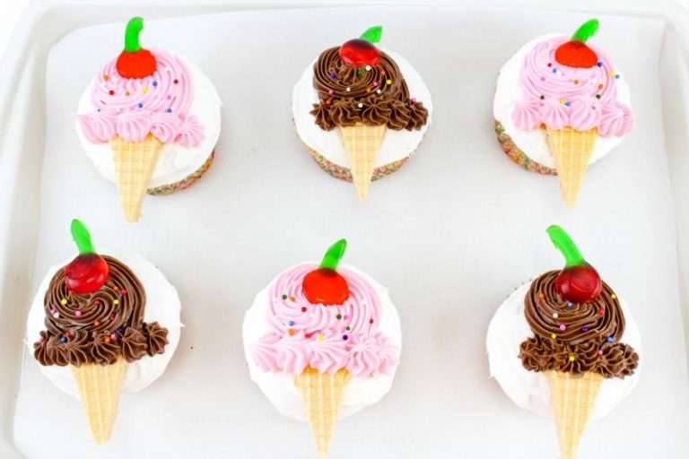 One Scoop Ice Cream Cupcakes Recipe The Perfect Summer Treat