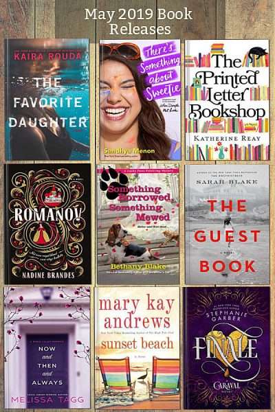 Covers of several May 2019 book releases