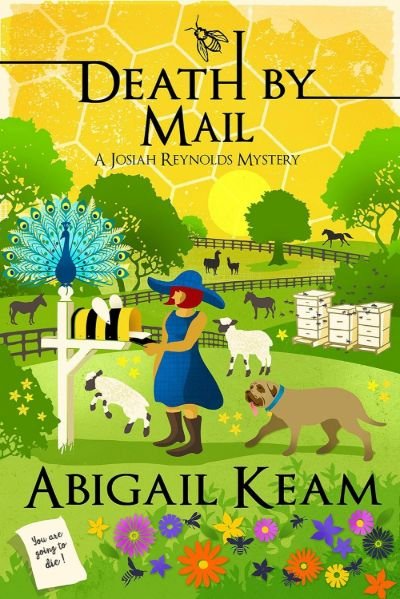 book cover for death by mail by Abigail Keam